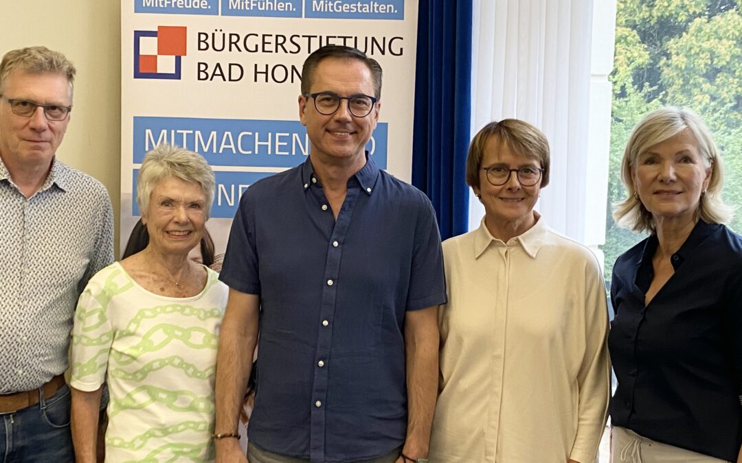 Vorbild für andere: Neue Stifterinnen und Stifter in der Bürgerstiftung